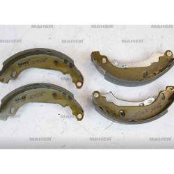 FREN BALATA LOGAN 04= / SANDERO 08= / CLIO II 98-09 ABSSİZ LEVYELİ PABUÇ ARKA