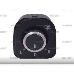 DÜĞME AYNA AYAR GOLF6 / PASSAT / CC / TIGUAN 10-13 KROMLU