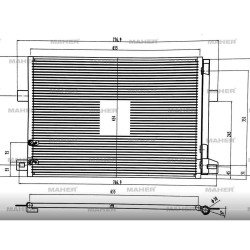 RADYATÖR KLİMA AMAROK 10= BRAZING