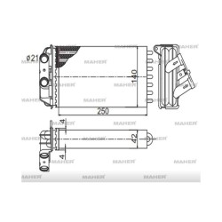RADYATÖR KALORİFER ALBEA 03-07 / PALIO 03= MEKANİK