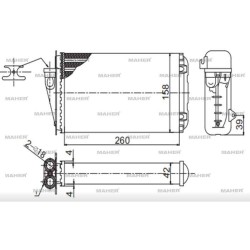RADYATÖR KALORİFER TEMPRA  92-99 / TIPO 90-00  MEKANİK MUSLUKLU