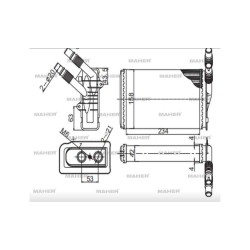 RADYATÖR KALORİFER KANGOO  98-08 MEKANİK