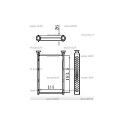 RADYATÖR KALORİFER FLUENCE 10-12 / MEGANE III 08-15 / VIVARO 14= / TRAFIC III 14= BRAZING