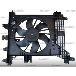 FAN RADYATÖR DUSTER 12= / LOGAN II 12= / 1.5 DCI DAVLUMBAZLI REZİSTANSLI