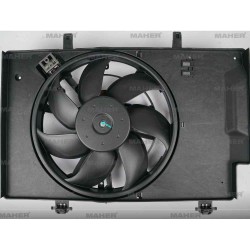 FAN RADYATÖR FIESTA VI 08-12 / B-MAX 12= / COURIER 1.25-1.4-1.4 TDCI-1.5 TDCI-1.6 TDCI-1.6 DAVLUMBAZLI +AC KIRMIZI SOKET