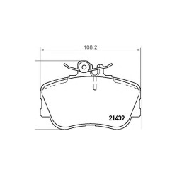 FREN BALATA MERCEDES 00-06 W203 C SERİ 20.00mm ÖN