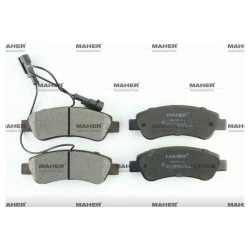 FREN BALATA DUCATO 12-14 / JUMPER 12-14 / BOXER 12-14 (ÇİFT FİŞLİ UZUNLUK 136.9mm) ARKA AKSESUARLI