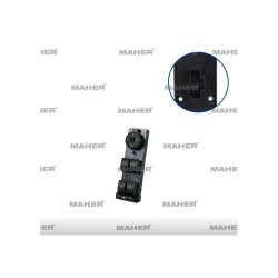 DÜĞME CAM AÇMA FOCUS 05-08 / C-MAX 04-08 (DÖRTLÜ) AYNA AYAR DÜĞMELİ ÇERÇEVESİZ SOL