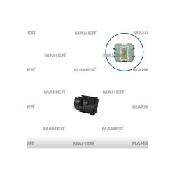 DÜGME CAM AÇMA KANGOO III / LOGAN II / SANDERO II / DOKKER / DUSTER / LODGY (ÇIFTLI) TURUNCU ISIK SOL