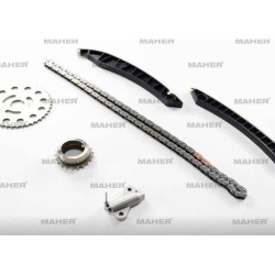 EKSANTRIK ZINCIR SETI QASHQAI 13= / X-TRAIL 13= / KADJAR 16= / MEGANE 11= / SCENIC 11= / ESPACE V / FLUENCE / KADJAR / 1.6DCI R9M DIZEL (6 PARÇA) (DİŞLİ YÜKSEKLİK 33mm)