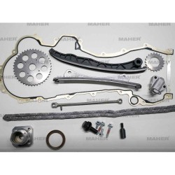 EKSANTRİK ZİNCİR SETİ ASTRA / CORSA / COMBO 03= ALBEA / DOBLO / PALİO / PUNTO / LİNEA / EGEA / FIORINO 1.3JTD-1.3CDTI EURO 4-5 (16 PARÇA KAPALI ZİNCİR) YAĞ POMPA CONTA + KEÇE