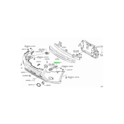 TAMPON BAĞLANTI BRAKETİ XTRAIL 07-13 ÖN SOL