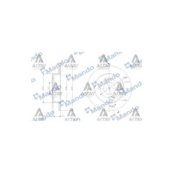 FREN DISKI I-10 13-18 / PICANTO 13-18 / 1.0 - 1.2 / ARKA DÜZ 234-4 (ADET)