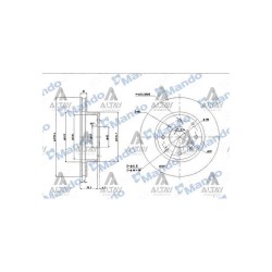 FREN DISKI CIVIC 92-95 / CIVIC 96-00 1.4 / ÖN HAVALI 1.4-1.5 240-4 (ADET)