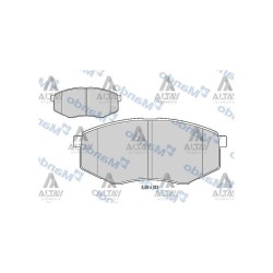 FREN BALATA IX-20 10-13 / VENGA 11= / SOUL 14= ÖN FREN BALATA IX-20 10-13 / VENGA 11= / SOUL 14= ÖN