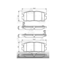 FREN BALATA CAPTIVA 07-12 / ANTARA 07-12 ARKA