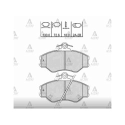 FREN BALATA H-100 94-06 MİNİBÜS / KAMYONET 94-05 ÖN