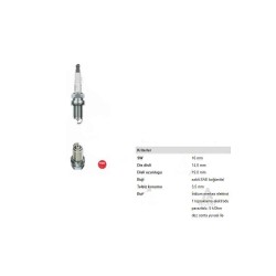 ATEŞLEME BUJİSİ İRİDYUM MAZDA 2 08-11 1.3 1.5 / MAZDA-3 08-11 1.6 (IFR5E13)