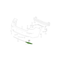 TAMPON KAPAĞI CIVIC 21= ARKA EGZOZ ÇIKIŞ SAĞ