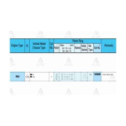 SEGMAN JAZZ 1.4L / 02-11 / CITY 10-12 / 73.50mm / L13A8-L13Z1 / 0.50 TAKIM