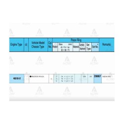 SEGMAN LANCER 03-08 1.6 / PROTON / 76.50mm / 4G18 / 0.50 TAKIM
