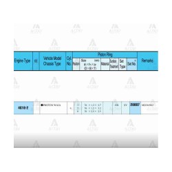 SEGMAN LANCER 03-08 1.6 / PROTON / 76.00mm / 4G18 / STD TAKIM