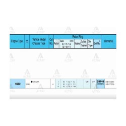 SEGMAN CARISMA  95-06 1.6 /   81.00mm / 4G92 / STD (GAZ NİTRİT KAPLAMA) TAKIM