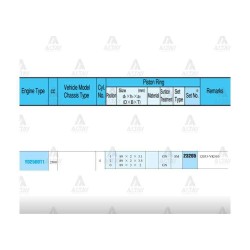 SEGMAN PICKUP 03-12 SKYSTAR /NAVARA 06-15 / 89.50mm / YD25DDTİ / 0.50 TAKIM SEGMAN PICKUP 03-12 SKYSTAR /NAVARA 06-15 / 89.50mm / YD25DDTİ / 0.50 TAKIM
