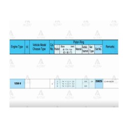 SEGMAN CARRY  98-02 1.3 / 74.00mm / G13B / STD (GAZ NİTRİT KAPLAMA) TAKIM