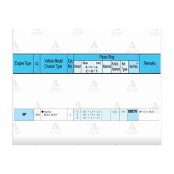 SEGMAN 323  96-98 1.8 /   83.00mm / BP / STD (KROM KAPLAMA) TAKIM