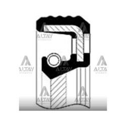 KEÇE KRANK R19 / CLIO II / MEGANE 1.4 1.6 ÖN (35x47x7)