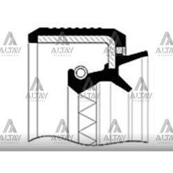 KEÇE DİFRANSİYEL CLİO-III / MEGAN-II / MODUS / LAGUNA / SOL ÇIKIŞ (40x55x8x13) KEÇE DİFRANSİYEL CLİO-III / MEGAN-II / MODUS / LAGUNA / SOL ÇIKIŞ (40x55x8x13)
