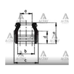 SUPAP LASTİĞİ CLIO III / MEGANE II 1.5DCI (6x8,8x12,2x6,4x10)