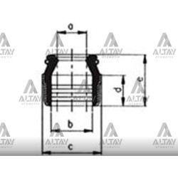 SUPAP LASTİĞİ DOBLO / EXPRESS / KANGOO / LAGUNA / MEGANE (7x9,80x13,20x5x10)