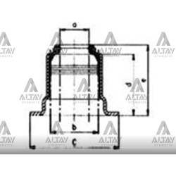 SUPAP LASTİĞİ BRAVO II / DOBLO 1.6JTD / 147-156 1.9JTD / MITO 1.6JTD / 5mm (5x10x23,4x15,4)