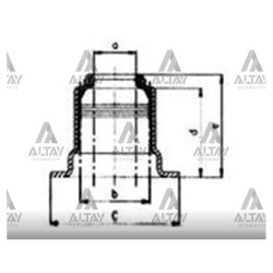 SUPAP LASTİĞİ TRANSIT/ CUSTOM / V363 PANTHER MOTOR 17= 2.0D PANTHER (5,5x10x21,3x18,5)