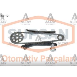 EKSANTRİK ZİNCİR SETİ ALBEA / DOBLO / PALİO / PUNTO / LİNEA / EGEA / FIORINO / ASTRA / CORSA / COMBO 03= 1.3JTD-1.3CDTI EURO 4-5 (6 PARÇA KAPALI ZİNCİR)