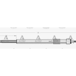 KIZDIRMA BUJİSİ (ISITMA) TRANSIT 2.2 - 2.4 TDCI V184 / MONDEO 1.8 - 2.0 TDCI / CITROEN JUMPER 2.2 HDI 11.5V.