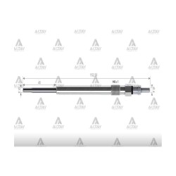 KIZDIRMA BUJİSİ (ISITMA) DUCATO 2.3 JTD / TATA XENON 2.2D LDICOR ÇİFT KABİN PICK UP 11V.