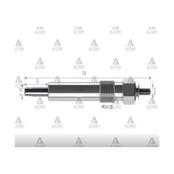 KIZDIRMA BUJİSİ (ISITMA) NKR-55 / D-MAX 04= / J.9 11V