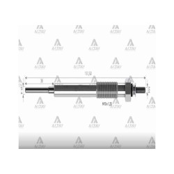 KIZDIRMA BUJİSİ (ISITMA) TFR / D-MAX 07= 3.0 L 11V.