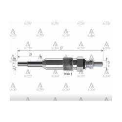 KIZDIRMA BUJİSİ (ISITMA) CRAFTER 2.5 BJK-BJM