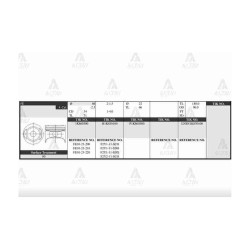 PİSTON TAKIM 626 2.0L /  88-91 /  86.50mm / F8-FE / 0.50