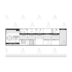 PİSTON TAKIM 626 2.0L /  88-91 /  86.00mm / F8-FE / STD