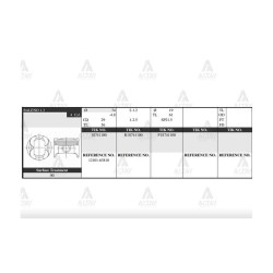 PİSTON TAKIM CARRY 1.3L /  98-04 / G13B / 74.50mm / 0.50