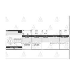 PİSTON TAKIM GRAND VITARA 98-05 J20A / J18A STD 0,50