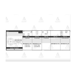 PİSTON TAKIM GRAND VITARA 98-05 J20A / J18A STD