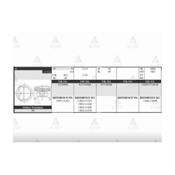 PİSTON TAKIM COROLLA 1.3L ENJ. /  98-00 / 74.50mm / 4E / 0.50