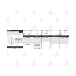 PİSTON TAKIM COROLLA 1.6L VVT-I / 00-06 / 79.50mm / 1ZZFE - 3ZZFE / 0.50