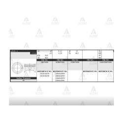 PİSTON TAKIM ATOS 1.1L / PICANTO / 06-10 / 67.00mm / G4HG / STD PİSTON TAKIM ATOS 1.1L / PICANTO / 06-10 / 67.00mm / G4HG / STD